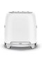 Retro 50's Style, 2 Slice Toaster, Self Centering, Multifunction, Matte White - 6
