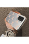 Samsung Galaxy A23 Compatible Silicone Hard-Edge Back Case with Bow Tie Pattern—Romantic Couple Phone Case - 4