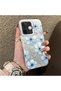 OPPO A5 Pro 5G Compatible Silicone Hard-Edge Back Case with Floral Print—Romantic Couple Phone Case - 3