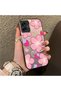 Samsung Galaxy A06 Compatible Silicone Hard-Edge Back Case with Strawberry Pattern—Cute Couple Phone Case - 3