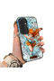 Samsung Galaxy S25 Compatible Silicone Hard-Edge Back Case with "Nami" Pattern—Romantic Couple Phone Case