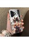 iPhone 17-Compatible Silicone Hard-Edge Back Case with Dragon Ball Design—Couple's Phone Case - 3