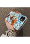 iPhone 11-Compatible Silicone Hard-Edge Back Case with Nami Pattern—Lovers' Phone Case - 4