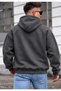 Men's Hooded Oversize Sweatshirt with Kangaroo Pocket - 2