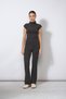 PREMIUM SOFT-TEXTURED MOCK NECK T-SHIRT, ANTHRACITE - 2