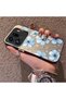 OPPO Find X9 Pro 5G Compatible Silicone Edge-to-Edge Hard Back Case with Floral Print—Romantic Couple Phone Case - 2