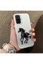 Redmi Note 10 Pro Compatible Silicone Hard-Edge Back Case with Patterned "Lovers" Design Phone Case - 3