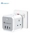 محول تمديد متعدد المنافذ مع 3 منافذ USB، وحدة تمديد مكعبة مع فتحات USB-C، شحن سريع 3.4 أمبير، M