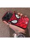 iPhone 18 Pro-Compatible Silicone Hard-Edge Back Case with Spider-Man Design—Couple's Phone Case - 2