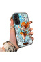 Samsung Galaxy A05S Compatible Silicone Hard-Edge Back Case with Nami Pattern—Romantic Couple Phone Case