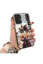 Samsung Galaxy A13 Compatible Silicone Hard-Edge Back Case with Dragon Ball Design—Cute Couple Phone Case