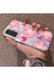 Samsung Galaxy A24 Compatible Silicone Hard-Edge Back Case with Strawberry Pattern—Cute Couple Phone Case - 2