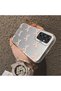 Samsung Galaxy A24 Compatible Silicone Hard-Edge Back Case with Bow Tie Pattern—Romantic Couple Phone Case - 4