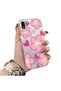 iPhone XR-Compatible Silicone Hard-Edge Back Case with Strawberry Pattern—Couple's Phone Case