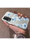 OPPO A5 5G-Compatible Silicone Hard-Edge Back Case with Floral Print—Romantic Couple Phone Case - 2
