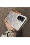 Samsung Galaxy A35 Compatible Silicone Hard-Edge Back Case with Bow Tie Pattern—Romantic Couple Phone Case - 4