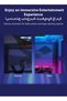 شريط إضاءة LED بطول 2 متر يعمل بمنفذ USB، شريط إضاءة RGB ذكي مقاوم للماء بتقنية بلوتوث مع جهاز تحكم عن بعد ومؤقت - 3