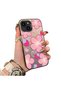iPhone 15 Plus Compatible Silicone Edge-to-Edge Back Case with Strawberry Pattern—Couple's Phone Case