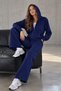 Modal Fabric 0Ysho Wide-Leg Top and Bottom Set