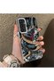 Samsung Galaxy S23 Fe Compatible Silicone Hard-Edge Back Case with Dragon Pattern—Romantic Couple Phone Case - 3