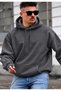 Men's Hooded Oversize Sweatshirt with Kangaroo Pocket