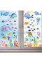 134PCS Under The Sea Window Clings, Double Sided Ocean Animals Static Decal - 4