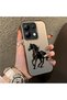 Redmi Note 13 Compatible Silicone Hard-Edge Back Case with Patterned "Loving Couple" Phone Case - 3