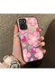 Poco M5S Compatible Silicone Hard-Edge Back Case with Strawberry Pattern—Cute Couple Phone Case - 3