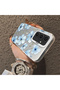 Samsung Galaxy S24 Plus Compatible Silicone Hard-Edge Back Case with Floral Print—Romantic Couple Phone Case - 4