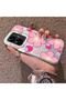 Realme C55 Compatible Silicone Hard-Edge Back Case with Strawberry Pattern—Cute Couple Phone Case - 2