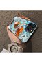 iPhone 15 Pro Compatible Silicone Edge-to-Edge Hard Back Case with "Nami" Pattern—Lovers' Phone Case - 4