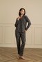 18304 Women's Long-Sleeved Button-Down Pajama Set - 2