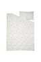 BARNDRÖM Duvet cover and pillowcase - white green/forest 150x200/50x80 cm - 2