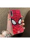 Samsung Galaxy A50 Compatible Silicone Hard-Edge Back Case with Spider-Man Design—Romantic Couple Phone Case - 3