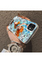 iPhone 12-Compatible Silicone Hard-Edge Back Case with Nami Pattern—Lovers' Phone Case - 4