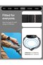 حزام Lite Fit X لساعة Google Pixel Watch 4/3 (45 مم) - حزام نايلون بتصميم حلقة واحدة - باللون الأسود. - 5