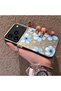 iPhone 18 Pro Max Compatible Silicone Edge-to-Edge Back Case with Floral Print—Romantic Couple Phone Case - 2