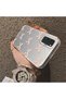 Samsung Galaxy S20 FE Compatible Silicone Hard-Edge Back Case with Bow Tie Pattern—Romantic Couple Phone Case - 4