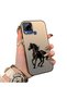 Realme C15 Compatible Silicone Hard-Edge Back Case with Patterned "Lovers" Design Phone Case