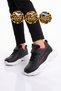 Black Unisex Kids' Walking and Sneakers with Velcro Straps and Thick Soles - Kornos Sneakers - 3