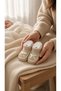 Supported Slippers with Bow Detail for Girls and Boys—Baby House Slippers and Shoes - 3