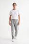 Men's 3 Threaded Ribbed Sweatpants with Straight Legs, Comfortable Cut, Elastic Waistband and Pockets - 8