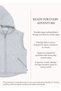 Gray Quilted Sleeveless Winter Unisex Kids' Sports Vest - 5