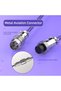 C01 Coiled Keyboard Cable, Pro Custom USB-C Aviator Cable-Purple - 4