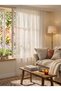 ROME ECRU 1/3 PLEATED TULLE SHEER CURTain APM - 7