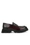 , Men's Genuine Leather Shoes 1631071Z20228 Burgundy - 3
