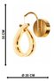 Vena LED Wall Sconce with Gold Finish: Elegant, Stylish Design for Bedrooms, Living Rooms, and Entryways—Modern Decorative Wall Lighting - 5
