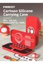 Pxnest Carrying case for Nintendo switch 2 2025, switch 2 case,switch 2 3D embossed silicone pattern