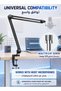 Large Microphone Boom Arm Mic Stand(without Microphone) - 6