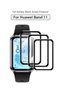 3 Pcs Screen Protector for Huawei Band 11 Pro , Curved Full Coverage Anti-Scratch Clear Sof